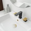 BWE 8 in. Waterfall Widespread 2-Handle Bathroom Faucet With Pop-up Drain Assembly in Spot Resist - 3 of 4