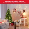 Tangkula 5ft Prelit Half Christmas Tree Artificial PVC Material Metal Stand w/ 250 LED Lights - 4 of 4