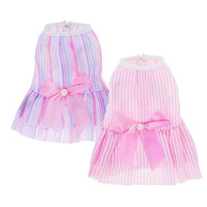 Unique Bargains Stylish Dog Dresses  2 Pcs - 1 of 4