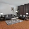 Costway 3-Piece Lamp Set 2 Table Lamps 1 Floor Lamp Fabric Shades Living Room Bedroom - image 2 of 4