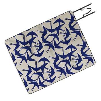 Hello Twiggs Spring Swallows Picnic Blanket - Deny Designs