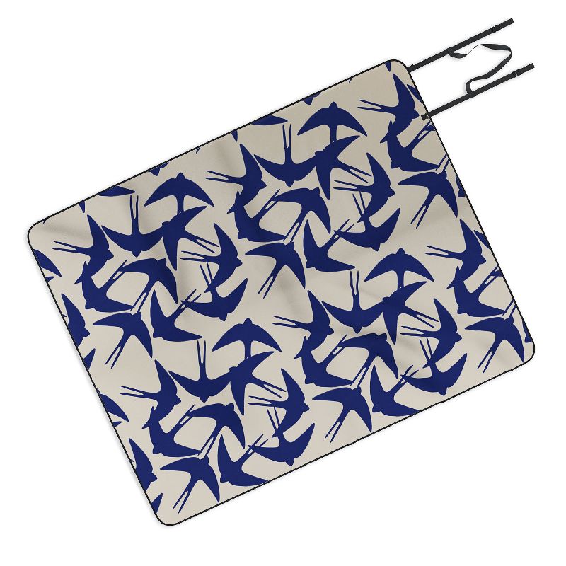 Hello Twiggs Spring Swallows Picnic Blanket - Deny Designs, 1 of 4