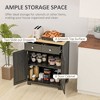 NicBex 2 Drawer File Cabinet with 1 Cabinet,Office Cabinets with Round Knob Design,Modern Storage Cabinet,Filing Cabinets for Home Office - 4 of 4