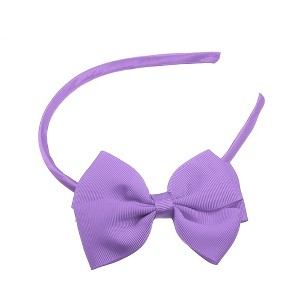 Unique Bargains Bow Headband Fashion Cute Polyester Hairband for Teenager 5.9x4.4 Inch - 1 of 4