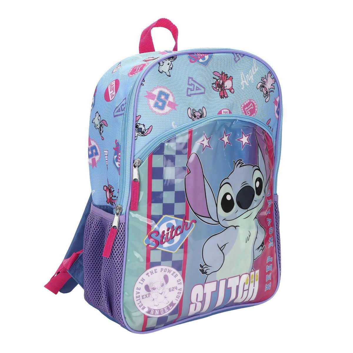 Disney Stitch 16" Backpack - Blue - thumbnail 2