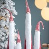 Whisen S/4 Christmas Skny Tl Cone Gnome - White & Red - 2 of 4