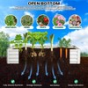 COZONY Galvanized Raised Garden Bed, Outdoor Planter Box with Open Base, Safety Edge & Gloves - 3 of 4