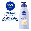 Nivea Oil Infused Body Lotion with Vanilla and Almond Oil - 16.9 fl oz - 3 of 4