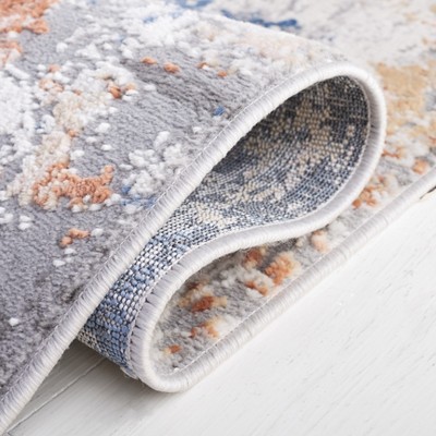 Gray Tufted Handmade Wool and Synthetic Area Rug