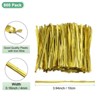 Unique Bargains Reusable Metal Twist Ties Bread Candy Bags 800 Pcs - 3 of 4