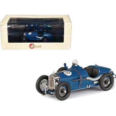 1928 Amilcar C6 Racer #15 Blue Limited Edition to 125 pieces Worldwide 1/43 Model Car by Esval Models