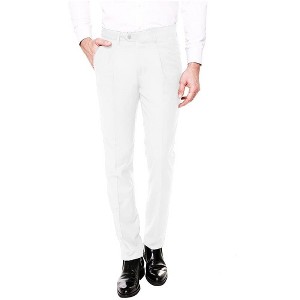 COOFANDY Men's Classic Fit Flat Front Dress Pants No Iron Premium Casual Pants Expandable Waist Suit Pants - 1 of 4