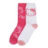 Hello Kitty Logo Print Women's Chenille Crew Socks - 3 of 4