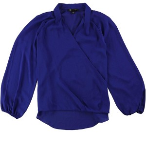 I.N.C International Concepts Womens Cutout Surplice Crop Top Blouse - 1 of 1