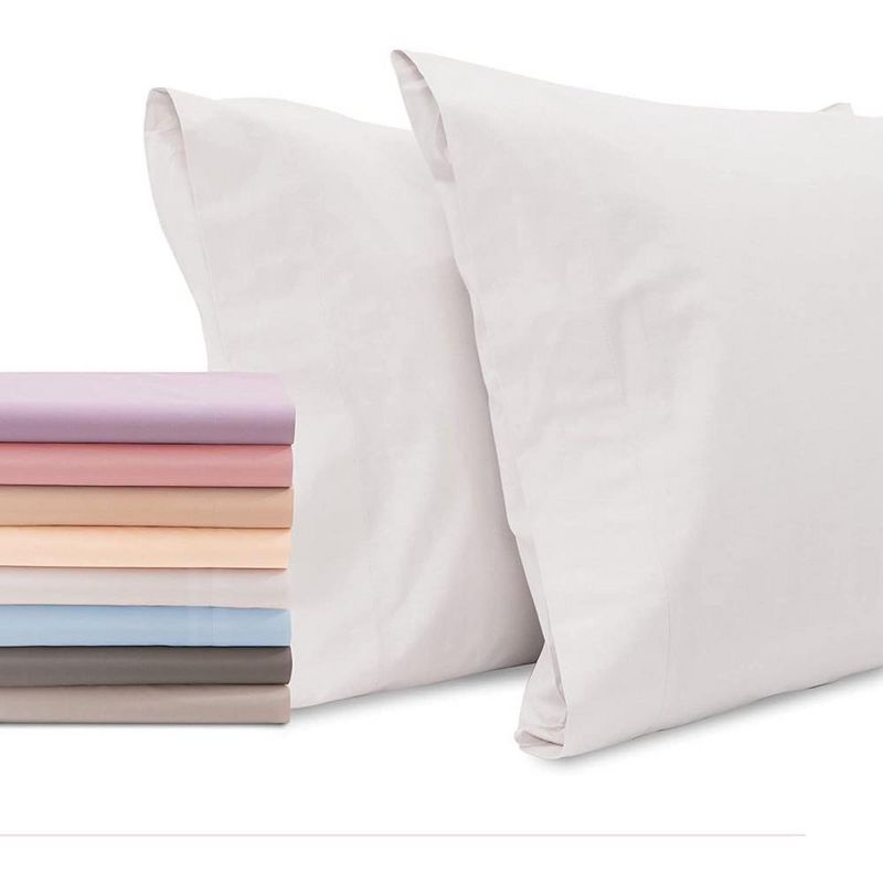Superity Linen King Pillow Cases  - 2 Pack - 100% Premium Cotton - Open Enclosure, 1 of 8