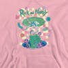 Rick And Morty Falling Portals Adult Pull-Over Hoodie - 2 of 4