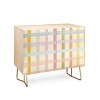 Gigi Rosado Pastel Plaid Credenza - Deny Designs - 2 of 3