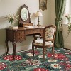 coucheta Multi-size Washable Soft Floral Area Rugs for Living Room, Non Slip Botanical Non Shedding Stain Resistant Carpet, for Bedroom, Dining Room - 4 of 4