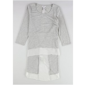 bar III Womens Chiffon-Trim Tunic Blouse - 1 of 2