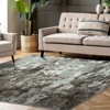 Modern Splashed Ink Printed Machine Washable Area Rug Ultra Thin Stain Resistant Non Shedding Non Slip Pet Friendly Floor Rug for Home Decor - 3 of 4