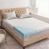 Vipbear Memory Foam Mattress Topper Queen 2 Inch, Breathable Bed Topper with Removable Cover, High-Density Mattress Pad for Pain Relief, No Smell - 2 of 4