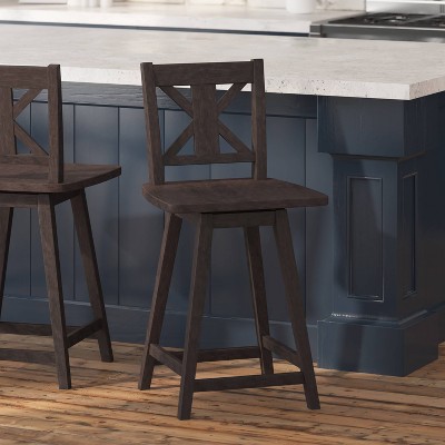Taylor & Logan Gisella Swivel Counter Height Barstool
