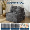 Folding Sofa Bed, Convertible Sleeper Chair with Pillow Foldable Mattress with Back Support, Boneless Fold Out Chair Bed Comfy Floor Sofa Lounge - 4 of 4