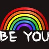 Adult Design By Humans Be You Rainbow Pride By Chos T-Shirt - 2 of 2