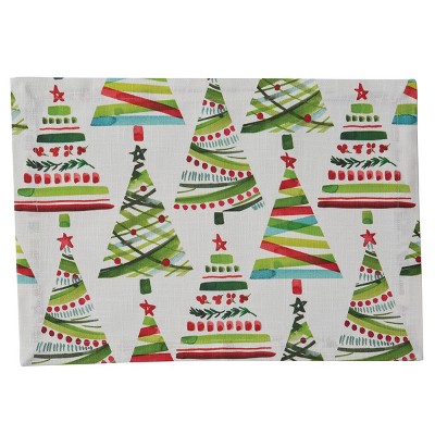 Split P Happy Merry Placemat Set - Green