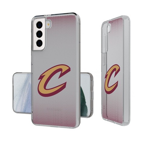 Keyscaper Cleveland Cavaliers Linen Clear Phone Case For Galaxy