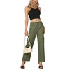 Clearlove Work Pants Women High Waisted Business Casual Outfits 2025 Wide Leg Workwear Trousers - 3 of 4