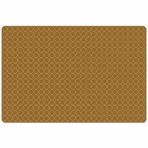 Carpets for Kids KIDSoft Comforting Circles Classroom Rug, Brown Tan, Rectangle - 1 of 3