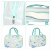 Unique Bargains Women's Square Cosmetic Bag Green 1 Pc - 3 of 4
