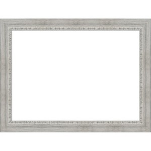 Amanti Art Rustic White Wash Framed Dry Erase Magnetic Board - 1 of 4