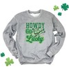 Simply Sage Market Women's Graphic Sweatshirt Howdy Go Lucky Cowboy Hat - 3 of 3