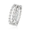 Ross-Simons 3.40 ct. t.w. CZ Jewelry Set: 3 Rings in Sterling Silver - 3 of 4