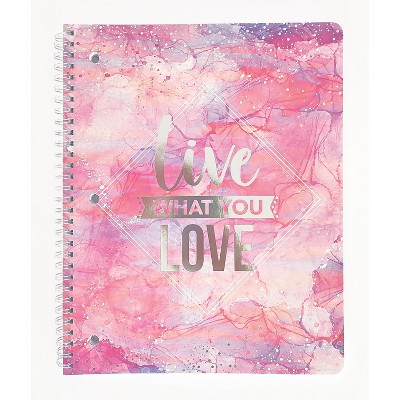Carolina Pad Silver Lining 1-Subject Notebook 8.5" x 10.5" College-Ruled 80 Sheets Color chosen at