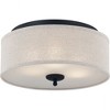 Quoizel Lighting Blanche 3 - Light Flush Mount in  Matte Black - 2 of 4