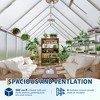 Polycarbonate Greenhouse for Outdoors, Large Walk-InGreenhouse with Quick Setup Structure and Roof Vent, Greenhouse with Ventilation - 3 of 4