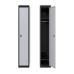 GustoWave Narrow Metal Locker with Hanging Rod & 2 Shelves, 71 Inch Tall Heavy Duty Steel Employee Locker for Office, School, Gyms, Rust-Resistant - 1 of 4