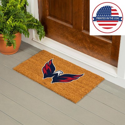 Coir Mat, 16"x28", Washington Capitals