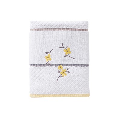 Spring Garden Bath Towel White - Saturday Knight Ltd.