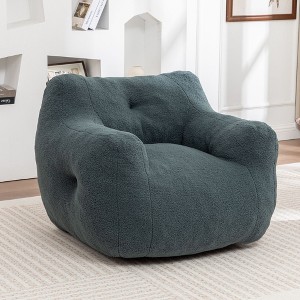 Sapphtopaz Lazy Bean Bag Chair with Armrests,Bean Bag Sofa with High-Density Foam for Adults & Kids,Comfy BeanBag Chair for Living Room,Bedroom - 1 of 4