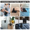 Generic Passport Holder RFID Protected Wallet and Luggage Tag Leather Card Case - 2 of 4