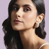 SOHI Women's Crystal Swirl Stud Earrings - 3 of 4