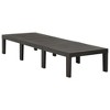 vidaXL Sun Lounger Plastic Anthracite - 2 of 4