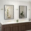 Apmir H Rectangular High-Strength Tempered Glass and Aluminum Alloy Framed French Cleat Mounted Wall Decor Bathroom Vanity Mirror in Matte Black - 2 of 4