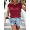 Whizmax Sequin Tank Tops For Women Sleeveless Sparkle Shimmer Round Neck Vest Tops Glitter Camisole Vest - 2 of 4