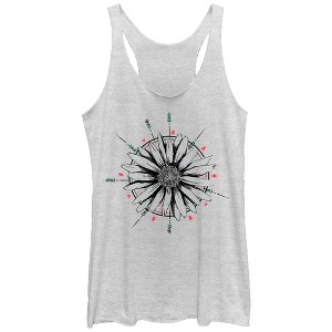 Women's Lost Gods Daisy Arrows Racerback Tank Top - 1 of 3