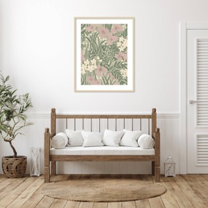 Amanti Art Field of Flowers Light Green by Katie Oshea Framed Wall Art Print - 1 of 4